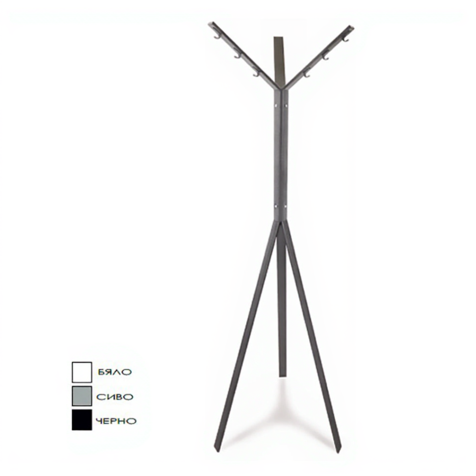 Закачалка Лидер сив цвят